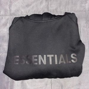 Black Essentials Fear of God Hoodie size medium